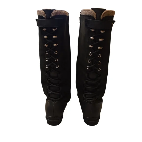 UGG Australia Smithfield Leather Suede Black Size 8.5 - Picture 2 of 8